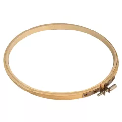Hímzőkeret, hímzőráma, bambusz 22 cm