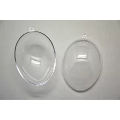 Szétszedhető műanyag forma - tojás 8x6cm