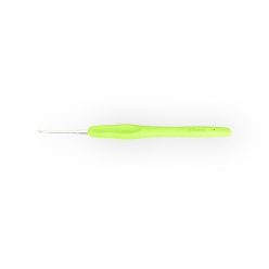 Horgolótű, 2 mm - szilikon nyelű, fém fejű 