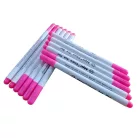 Vízben oldódó textiljelölő toll, illanó filc - pink