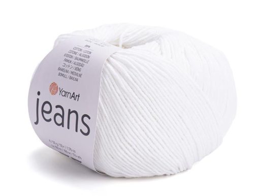 YarnArt Jeans fonal 01 - Tejfehér