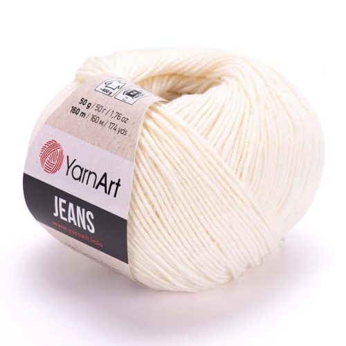 YarnArt Jeans fonal 03 - Törtfehér