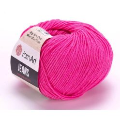 YarnArt Jeans fonal 42 - Élénkrózsaszín