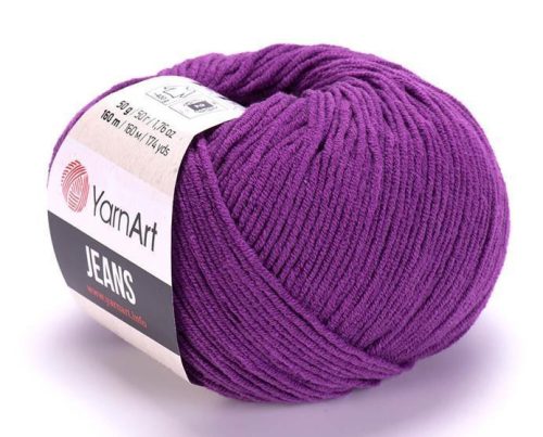 YarnArt Jeans fonal 50 - Püspöklila