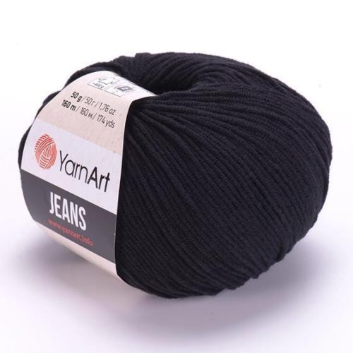 YarnArt Jeans fonal 53 - Fekete