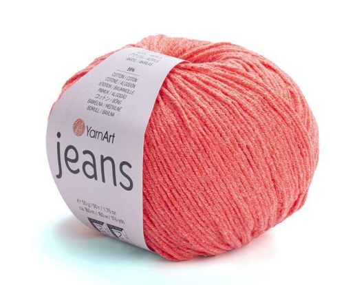 YarnArt Jeans fonal 61 - Neon korall
