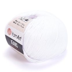 YarnArt Jeans fonal 62 - Fehér