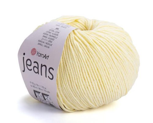 YarnArt Jeans fonal 67 - Krém sárga
