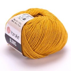 YarnArt Jeans fonal 84 - Mustársárga