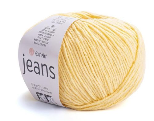 YarnArt Jeans fonal 88 - Pasztell sárga