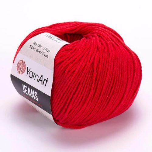 YarnArt Jeans fonal 90 - Piros