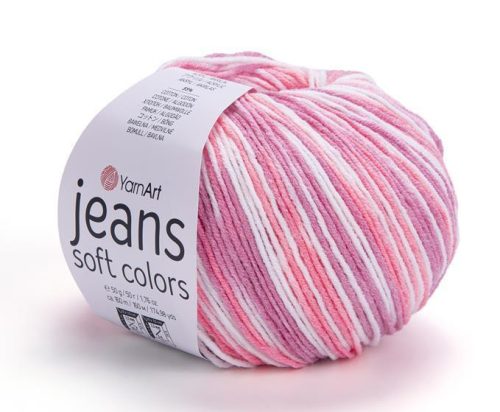 YarnArt Jeans Soft Colors fonal 6206 - Pink színárnyalat