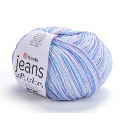 YarnArt Jeans Soft Colors fonal 6209 - Lilás-kék pasztell