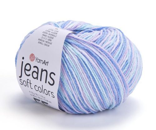 YarnArt Jeans Soft Colors fonal 6209 - Lilás-kék pasztell
