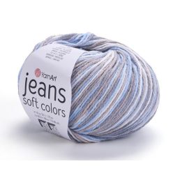 YarnArt Jeans Soft Colors fonal 6210- Szürke-kék-drapp