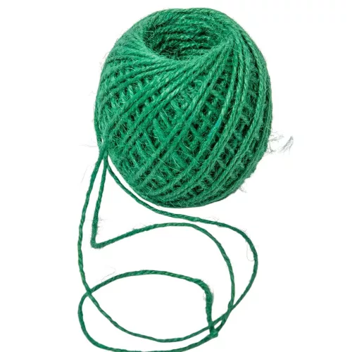 Juta zsinór, kötözőzsinór zöld 41 m