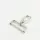 Fém karabiner táskához 38 mm - nikkel szín