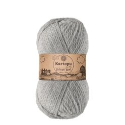 Kartopu Melange Wool fonal 1000 - Szürke
