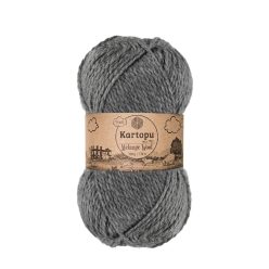 Kartopu Melange Wool fonal 1002 - Sötét szürke