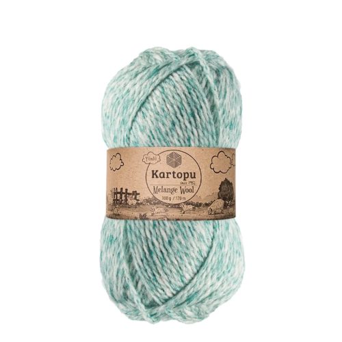 Kartopu Melange Wool fonal 9000 - Mojito