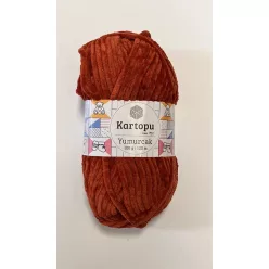 Kartopu Yumurcak zsenília fonal K1830 - Rókavörös