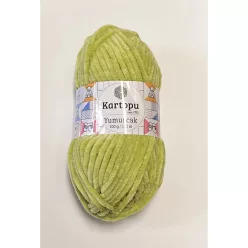 Kartopu Yumurcak zsenília fonal K389 - Zöldalma