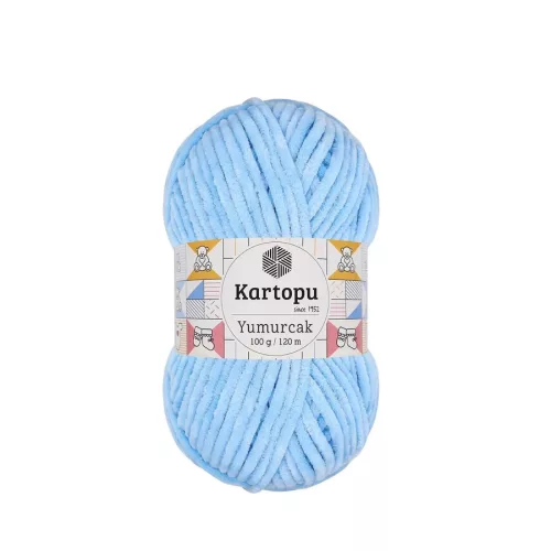 Kartopu Yumurcak zsenília fonal K540 - Égkék