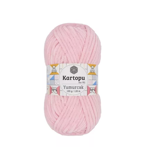 Kartopu Yumurcak zsenília fonal K768 - Rózsaszín