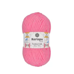 Kartopu Yumurcak zsenília fonal K773 - Sötét rózsaszín