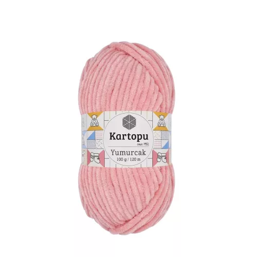 Kartopu Yumurcak zsenília fonal K777 - Barackos rózsa