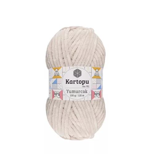 Kartopu Yumurcak zsenília fonal K793 - Natúr