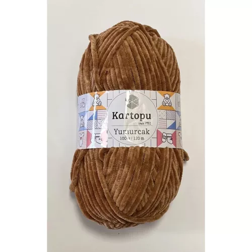 Kartopu Yumurcak zsenília fonal K840 - Mogyoró