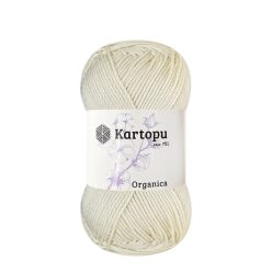  Kartopu Organica 100% pamut fonal 011 - Törtfehér