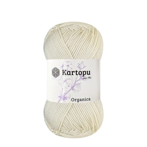  Kartopu Organica 100% pamut fonal 011 - Törtfehér
