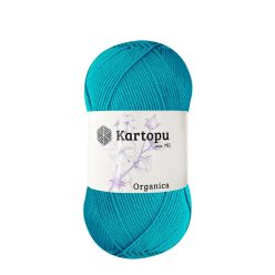  Kartopu Organica 100% pamut fonal 512 - Türkiz