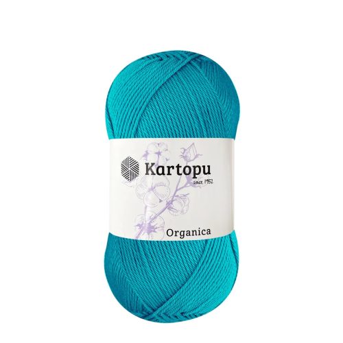  Kartopu Organica 100% pamut fonal 512 - Türkiz
