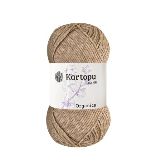  Kartopu Organica 100% pamut fonal 872 - Világosbarna
