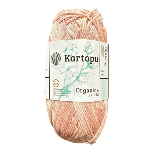  Kartopu Organica Print 100% színátmenetes pamut fonal H2183 - Púder