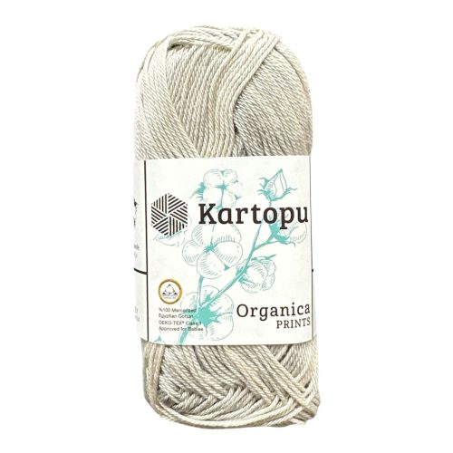  Kartopu Organica Print 100% színátmenetes pamut fonal H2187 - Szürke