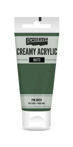 Krémes akrilfesték, matt - fenyő zöld