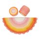 Loop'ncraft Braidy cake színátmenetes zsinór fonal 28 narancs-sárga-rózsaszín