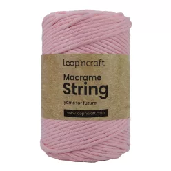 Loop'n craft 3mm macrame kifésülhető fonal 32 Barack