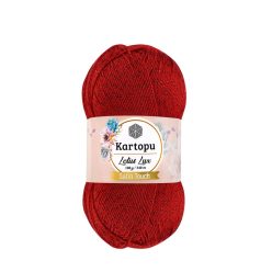 Kartopu Lotus Lux csillogó fonal 165 - Piros