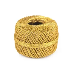   Lurex horgolócérna / csillogó zsinór 1 mm – arany, 20 m