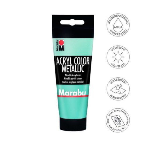Marabu Color akrilfesték 100ml 792 Metálfényű petrol