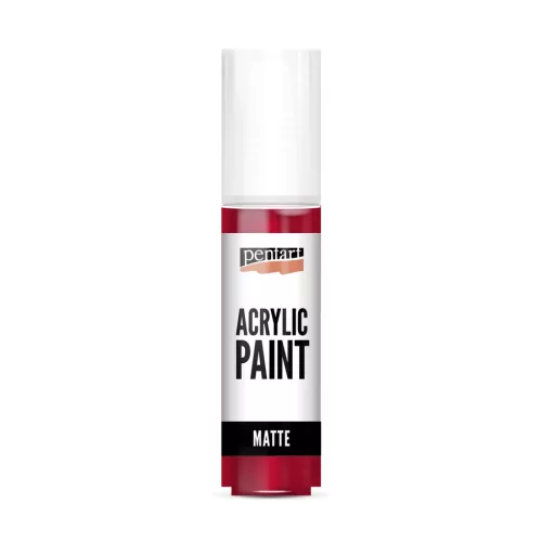 Matt akrilfesték - piros 20ml