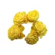 Ming boglárka virágfej 4cm - Napsárga 5 db/cs