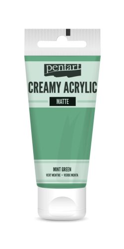 Krémes akrilfesték, matt - menta zöld