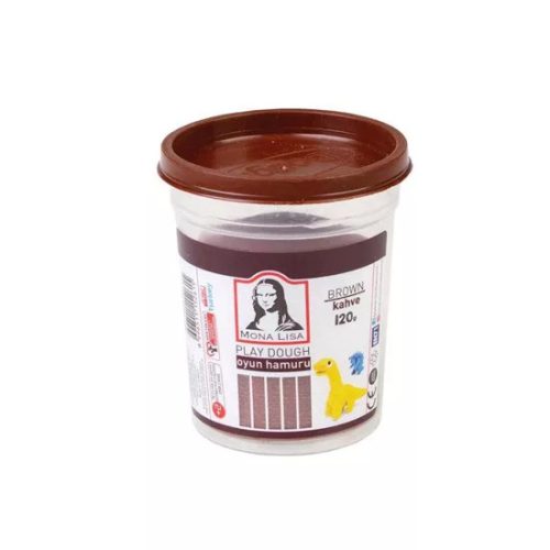 Gyurma, színes, play dough 120 g Mona Lisa - barna