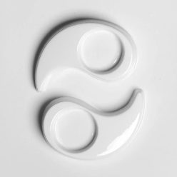 Műanyag öntőforma - Jin jang mécses forma